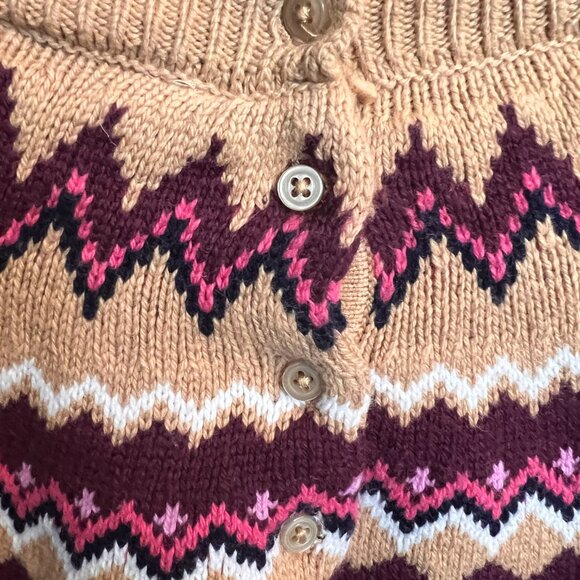 Janie and Jack Plum Sugar Ruffle Neck Sweater - Excellent Condition - Picture 4 of 8